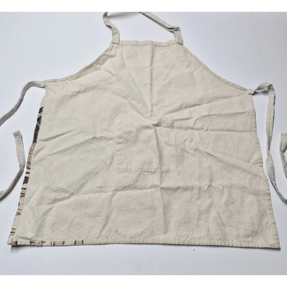Little Tokyo Los Angeles Japanese Merch Souvenir Graphic Linen Kitchen Apron Euc